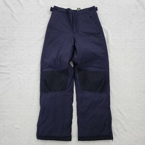 L.L. BEAN Youth Navy Blue Cold Buster Snow Ski Pants 3M‎ Thinsulate Size 14